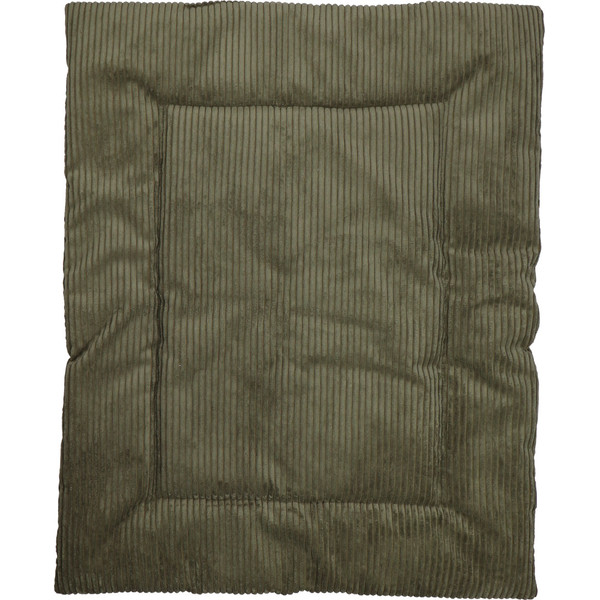 MamaLoes Velours Rib Groen 80 x 100 cm Omkeerbaar Boxkleed ML020259