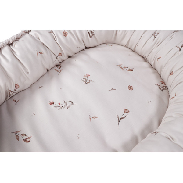 MamaLoes Vintage Bloemen Omkeerbaar Babynest ML020128