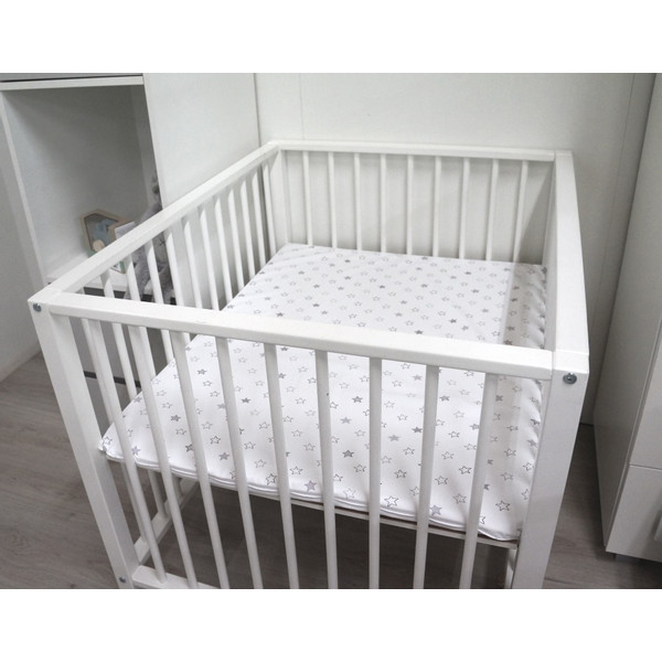 MamaLoes White/Grey Stars Boxdek W-388588