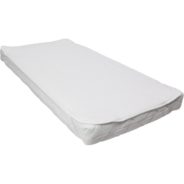 MamaLoes Wit Jersey 70 x 140/150 cm Waterproof Matrasbeschermer met Elastieken
