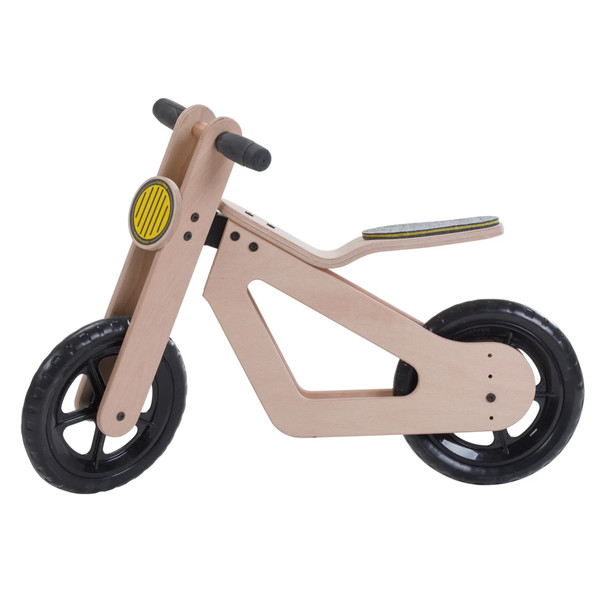 Mamatoyz Balance Bike Zwart Houten Loopfiets MT06
