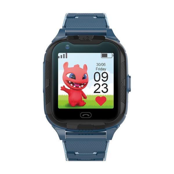 Maxlife Blauw GPS Wifi 4G Kinder Smartwatch MXKW-350-Blue
