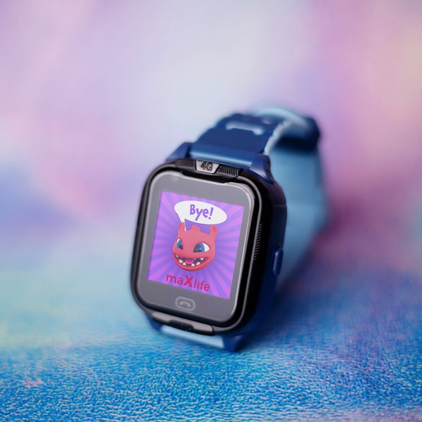 Maxlife Blauw GPS Wifi 4G Kinder Smartwatch MXKW-350-Blue