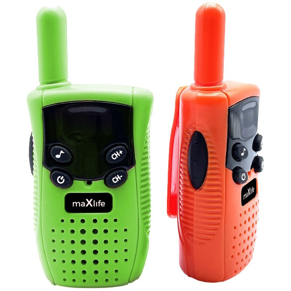 Maxlife Oranje / Groen Walkie Talkie Set MXWT-100