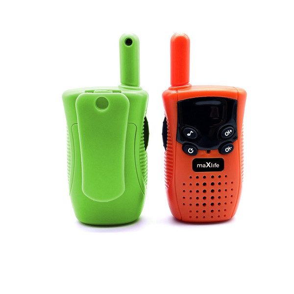 Maxlife Oranje / Groen Walkie Talkie Set MXWT-100