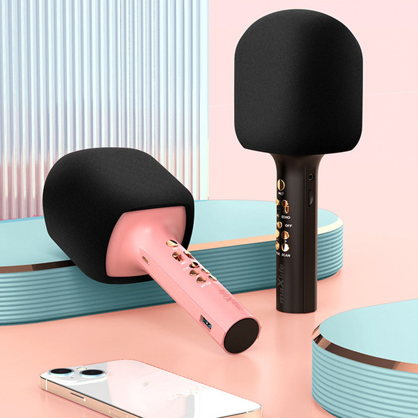 Maxlife Roze Bluetooth Karaoke Microfoon Speaker MXBM-600-Pink