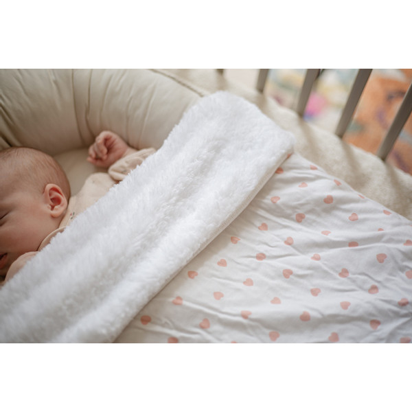 MamaLoes Hartjes Fleece 70x90cm Babydeken ML010613