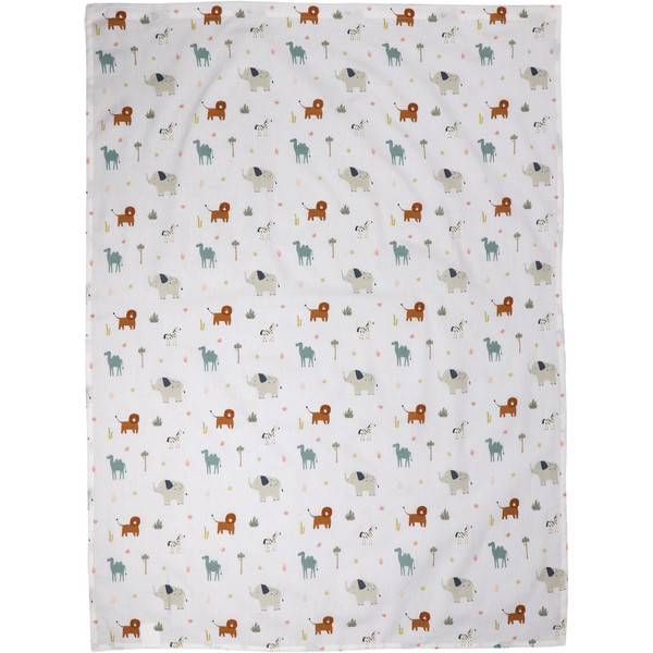 MamaLoes Jersey Jungle 100 x 150 cm Ledikantlaken