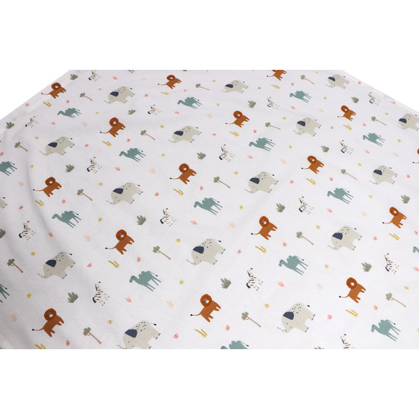 MamaLoes Jersey Jungle 100 x 150 cm Ledikantlaken