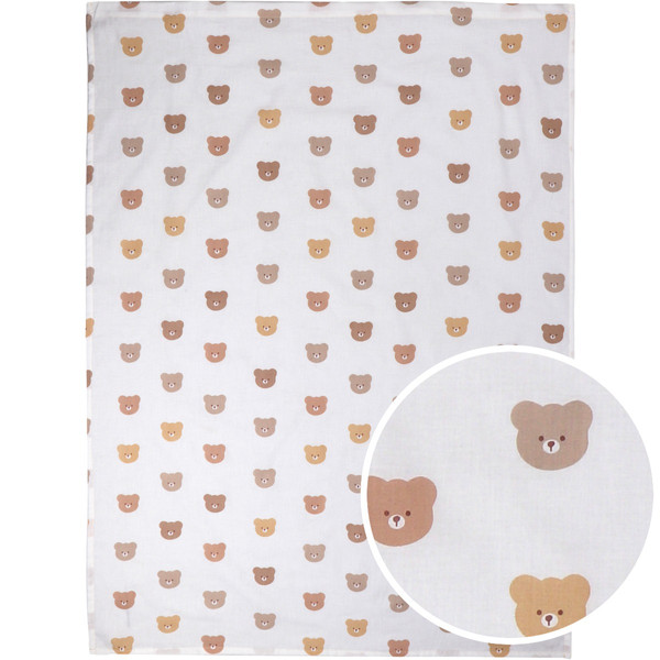 MamaLoes Jersey Beertjes 100 x 150 cm Ledikantlaken