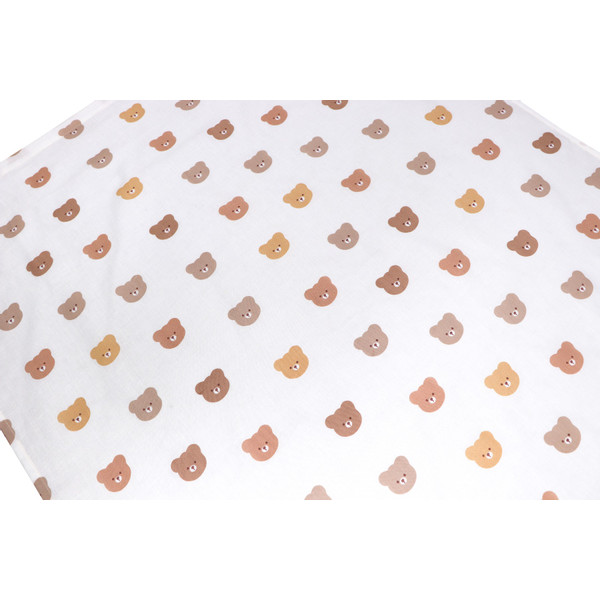 MamaLoes Jersey Beertjes 100 x 150 cm Ledikantlaken