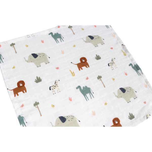 MamaLoes Jungle 30 x 30 cm 3 Stuks Hydrofiel Monddoekjes