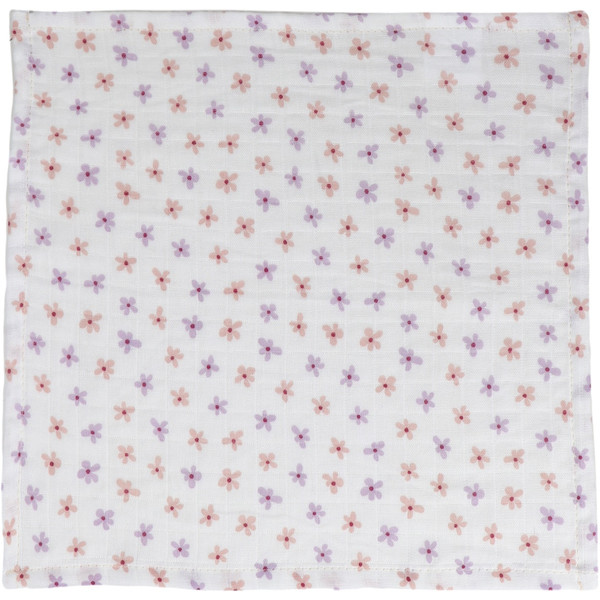 MamaLoes Bloemen 30 x 30 cm 3 Stuks Hydrofiel Monddoekjes