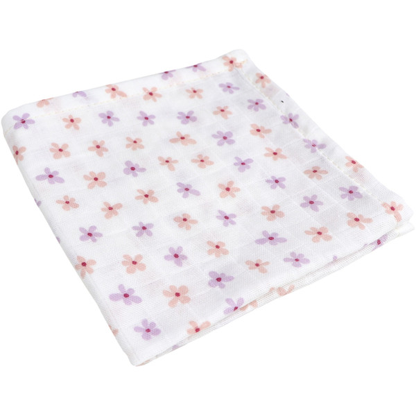 MamaLoes Bloemen 30 x 30 cm 3 Stuks Hydrofiel Monddoekjes