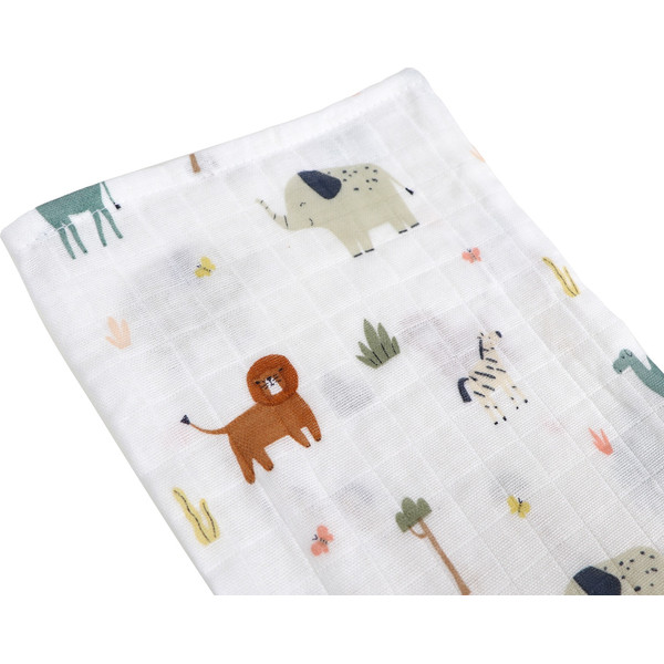 MamaLoes Jungle 15 x 21 cm 3 Stuks Hydrofiel Washandjes