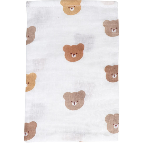 MamaLoes Beertjes 15 x 21 cm 3 Stuks Hydrofiel Washandjes