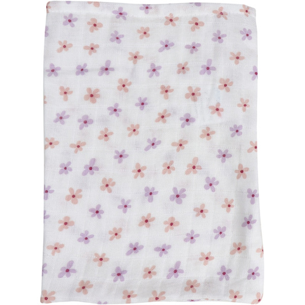 MamaLoes Bloemen 15 x 21 cm 3 Stuks Hydrofiel Washandjes