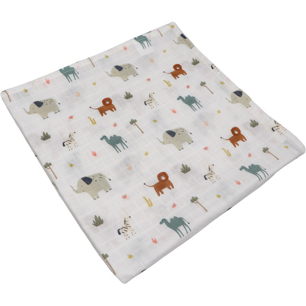 MamaLoes Jungle 70 x 70 cm 6 Stuks Hydrofiel Multidoek
