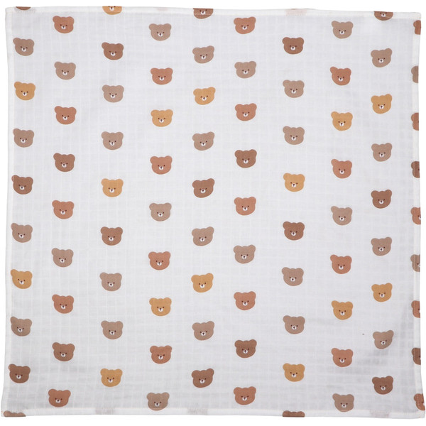 MamaLoes Beertjes 70 x 70 cm 6 Stuks Hydrofiel Multidoek