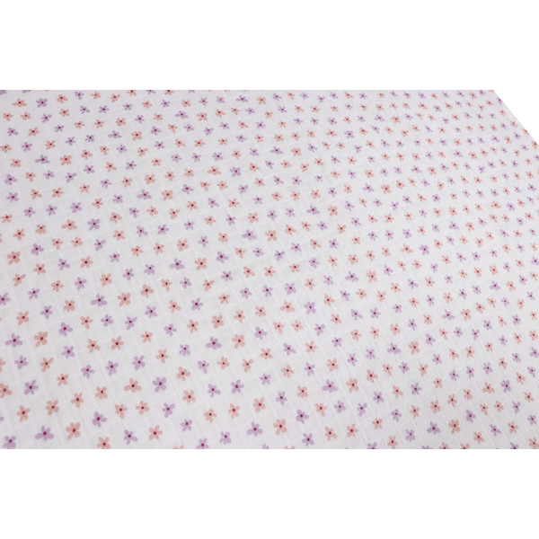 MamaLoes Bloemen 70 x 70 cm 6 Stuks Hydrofiel Multidoek