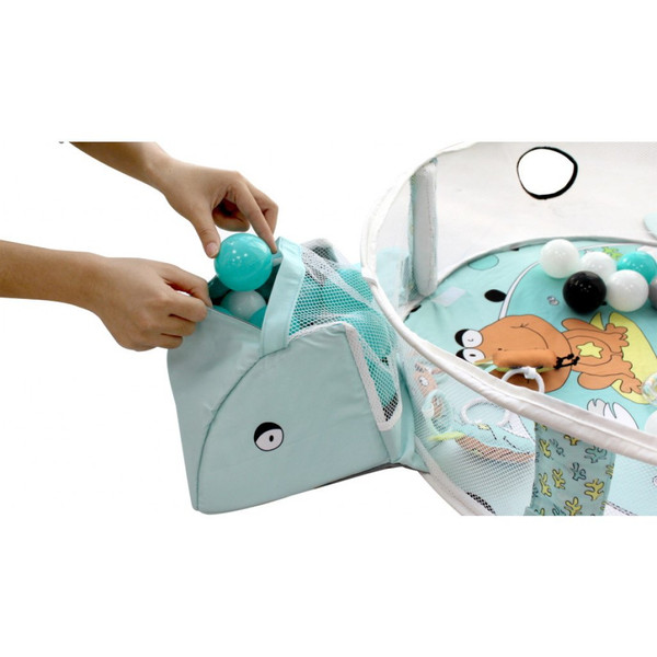 MamaLoes Kikker 3-in-1 Speelkleed/Ballenbak