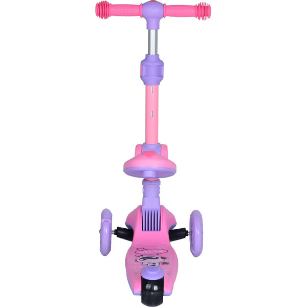 Eco Toys Lisa Roze 2-in-1 Step/Loopfiets