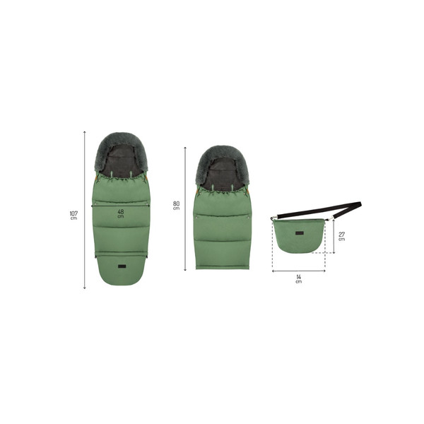 Momi Green 2-in-1 Universele Voetenzak AKCE00051