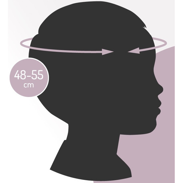 Momi Mimi Matte White 48-55 cm Kinderhelm