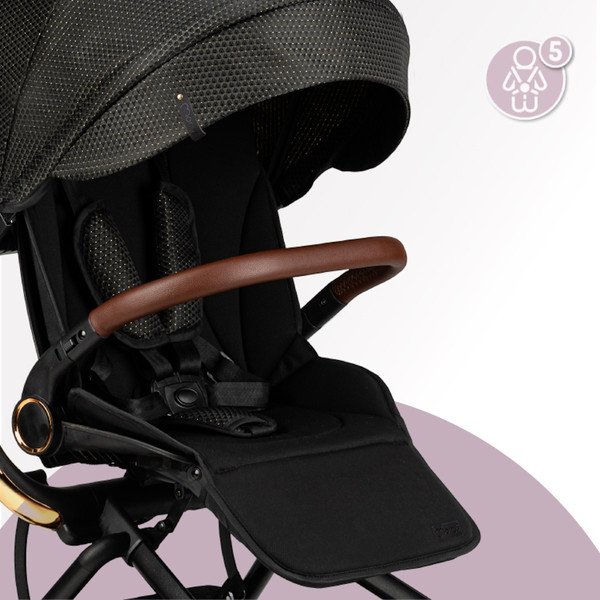 Momi Adelle Black/Gold Wandelwagen WOSP00034
