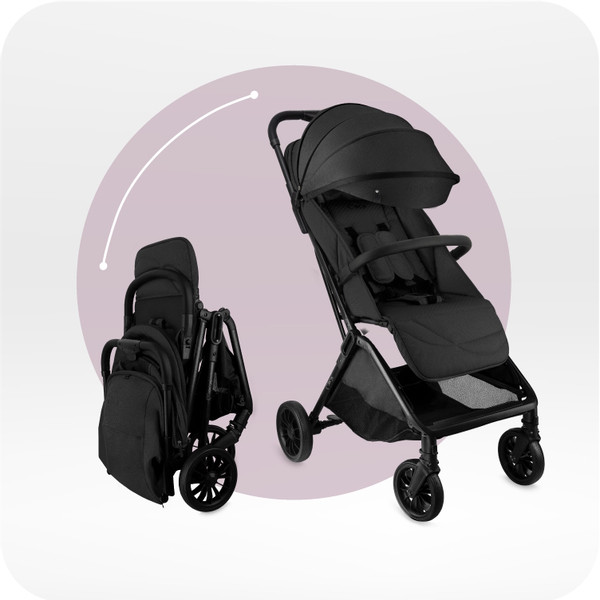 Momi Andrea Black Wandelwagen WOSP00065