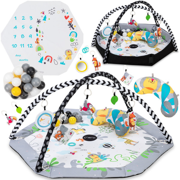 Momi Besto 3-in-1 Educatief Speelkleed/Ballenbak MAED00018