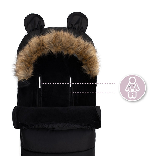 Momi Black Universele Voetenzak AKCE00032