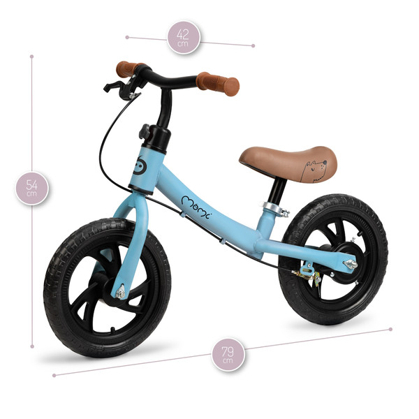 Momi Breki Balance Bike Blue Loopfiets ROBI00057