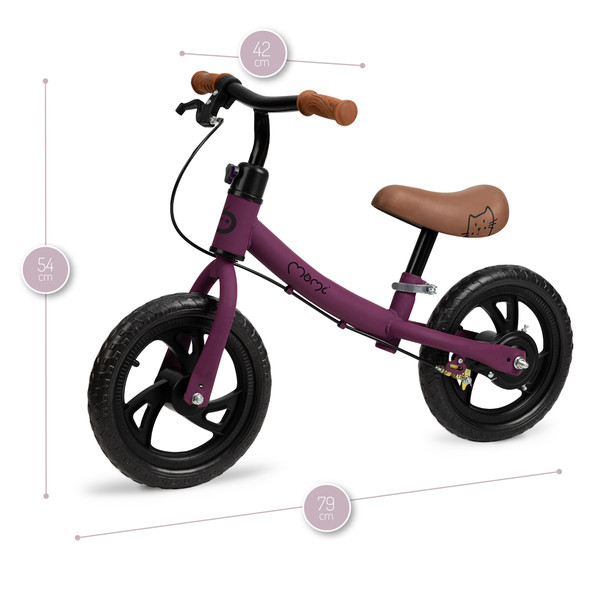 Momi Breki Balance Bike Purple Loopfiets ROBI00058