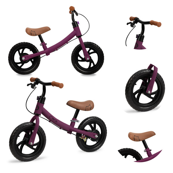 Momi Breki Balance Bike Purple Loopfiets ROBI00058