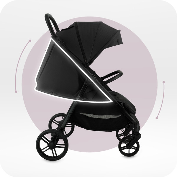 Momi Clara Black Wandelwagen WOSP00068