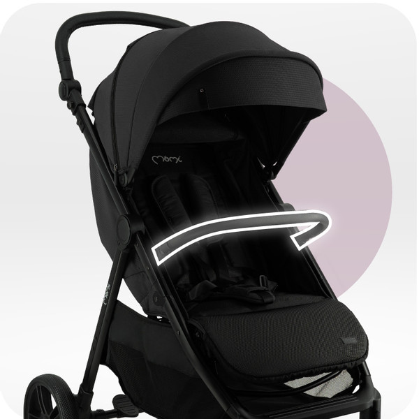 Momi Clara Black Wandelwagen WOSP00068