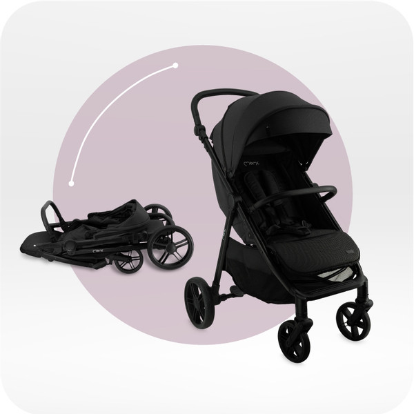 Momi Clara Black Wandelwagen WOSP00068