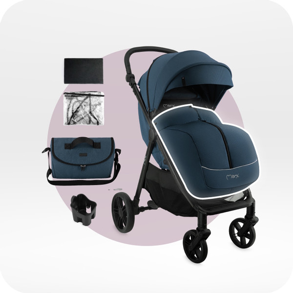 Momi Clara Blue Wandelwagen WOSP00070