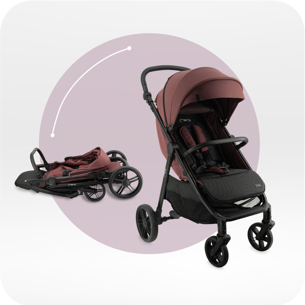 Momi Clara Burgundy Wandelwagen WOSP00069