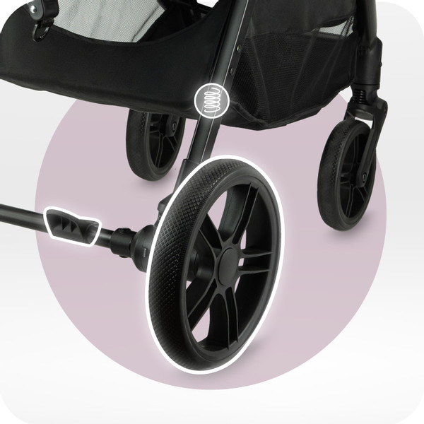 Momi Clara Burgundy Wandelwagen WOSP00069