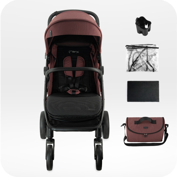 Momi Clara Burgundy Wandelwagen WOSP00069