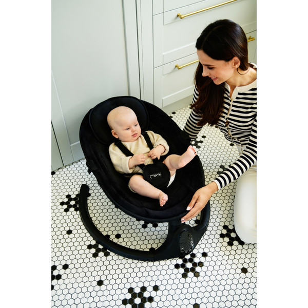 Momi Kenani Onyx Black Elektrische Babyschommel BULE00038