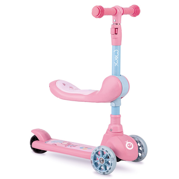 Momi Kiuru Pink 2-in-1 Step/Loopfiets HUBA00034