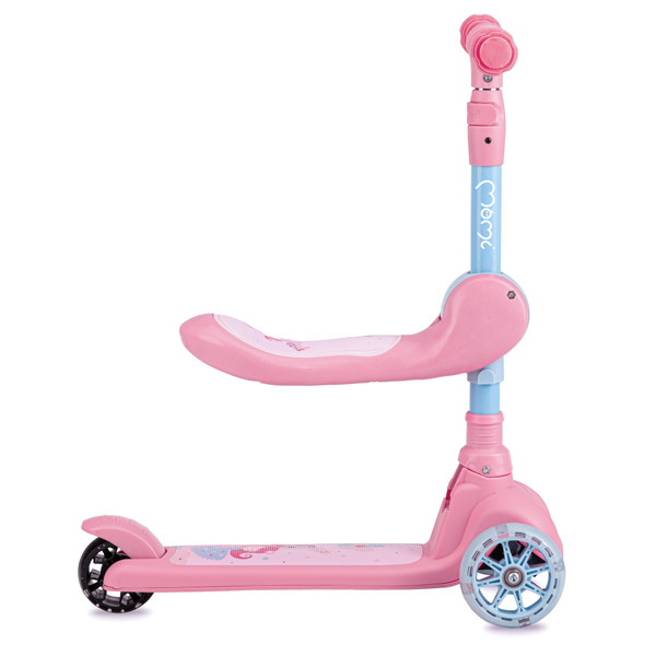 Momi Kiuru Pink 2-in-1 Step/Loopfiets HUBA00034