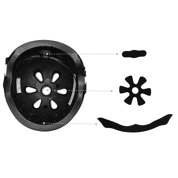 Momi Mimi Matte Black 48-55 cm Kinderhelm
