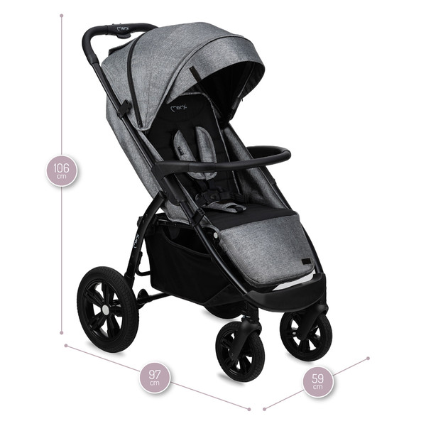 Momi Miya Grey Wandelwagen WOSP00042