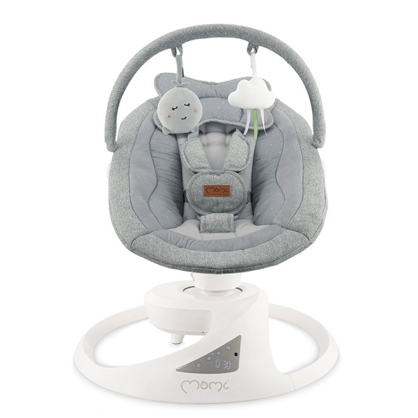 Momi Pearl Grey Elektrische Babyschommel BULE00040