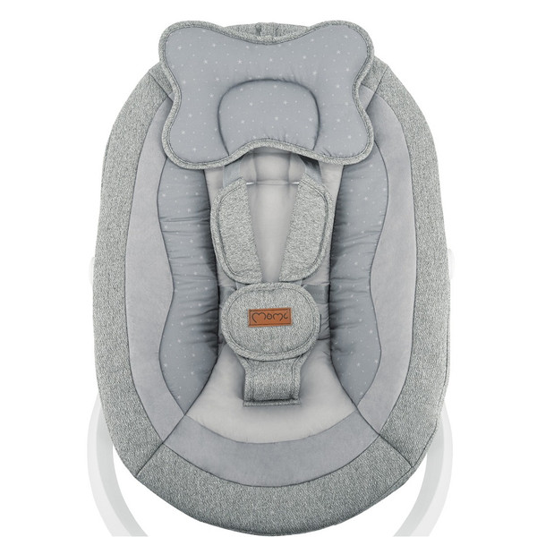 Momi Pearl Grey Elektrische Babyschommel BULE00040