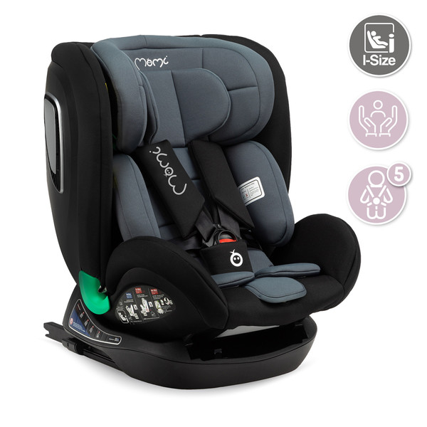 Momi Urso Black 40-150 cm i-Size Autostoel FOSA00022